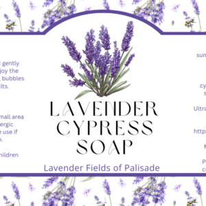 Lavender Cypress Bar Soap